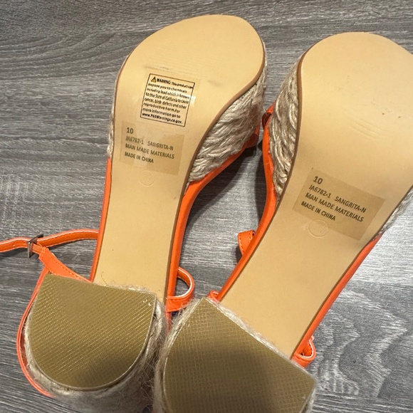 Neon Orange Heels - Picture 4 of 4